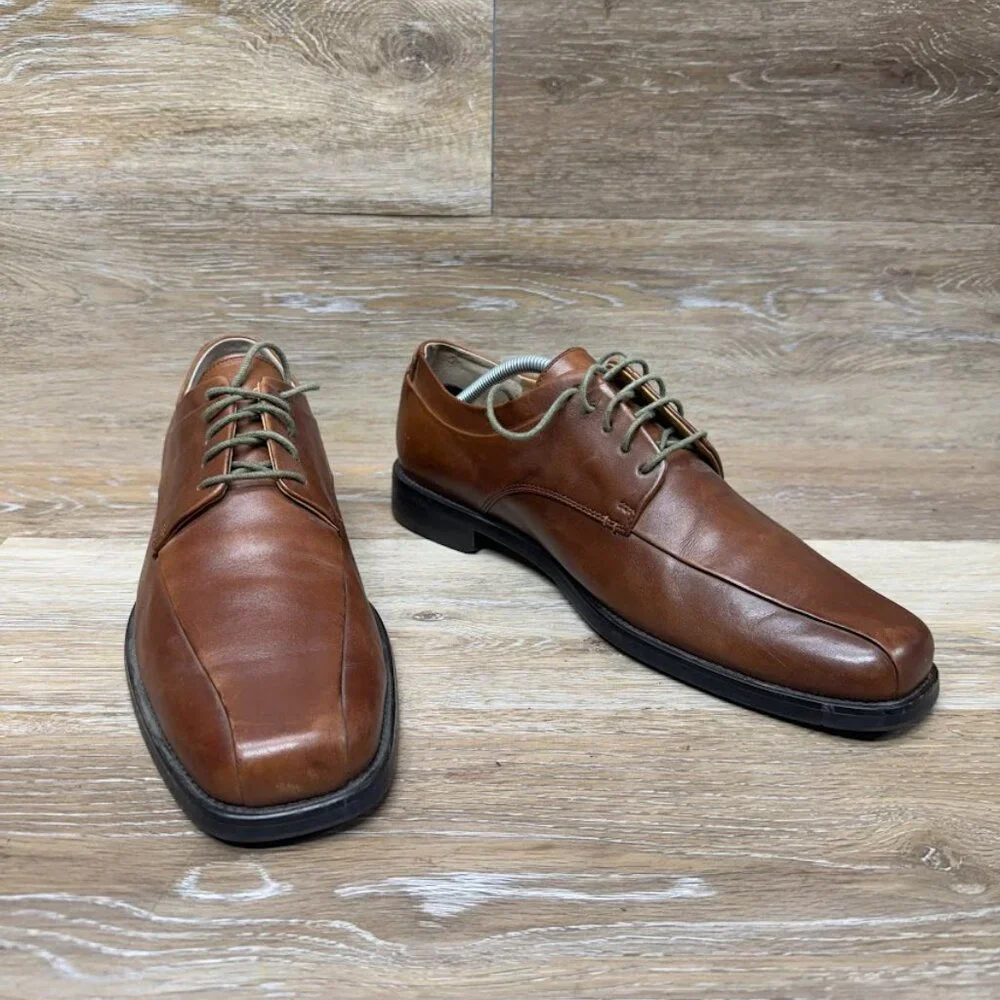 Calvin Klein Horst Chestnut Brown Dress Shoes Men's Size 10
